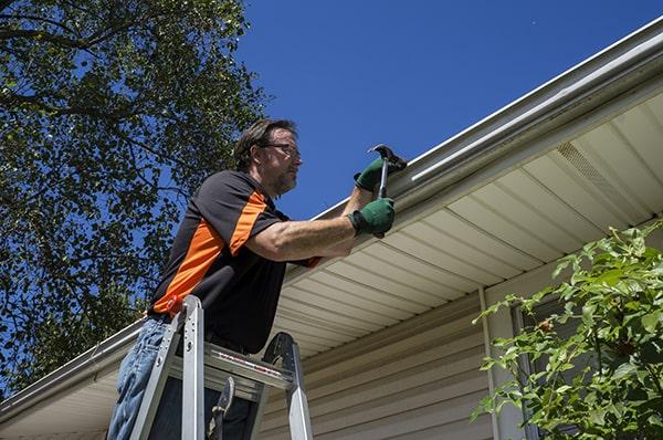 the time needed for gutter repair can vary based on the extent of the damage, but we strive to complete jobs promptly